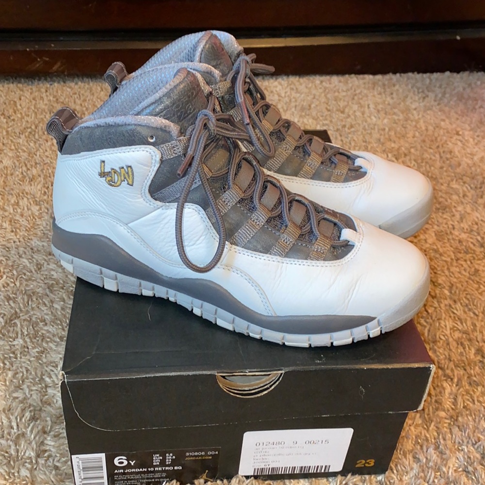 🤍 RARE 🤍 Jordan Retro 10 “London” 🤍 size 6Y/7.5 womens/6 mens